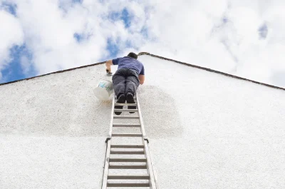 Peinture extérieure à la Chapelle-Palluau — façades et ravalement